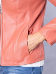 Lakeland Leather Orange Fairhill Jacket - Image 4 of 7