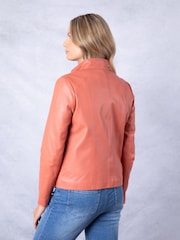 Lakeland Leather Orange Fairhill Jacket - Image 6 of 7