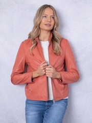 Lakeland Leather Orange Fairhill Jacket - Image 7 of 7