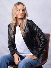 Lakeland Leather Black Threlkeld Jacket - Image 8 of 9