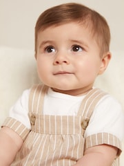 Reiss Sage Striped Dungarees Set - Imagen 2 de 4