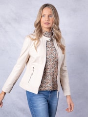 Lakeland Leather Parchment Threlkeld Jacket - Image 7 of 9