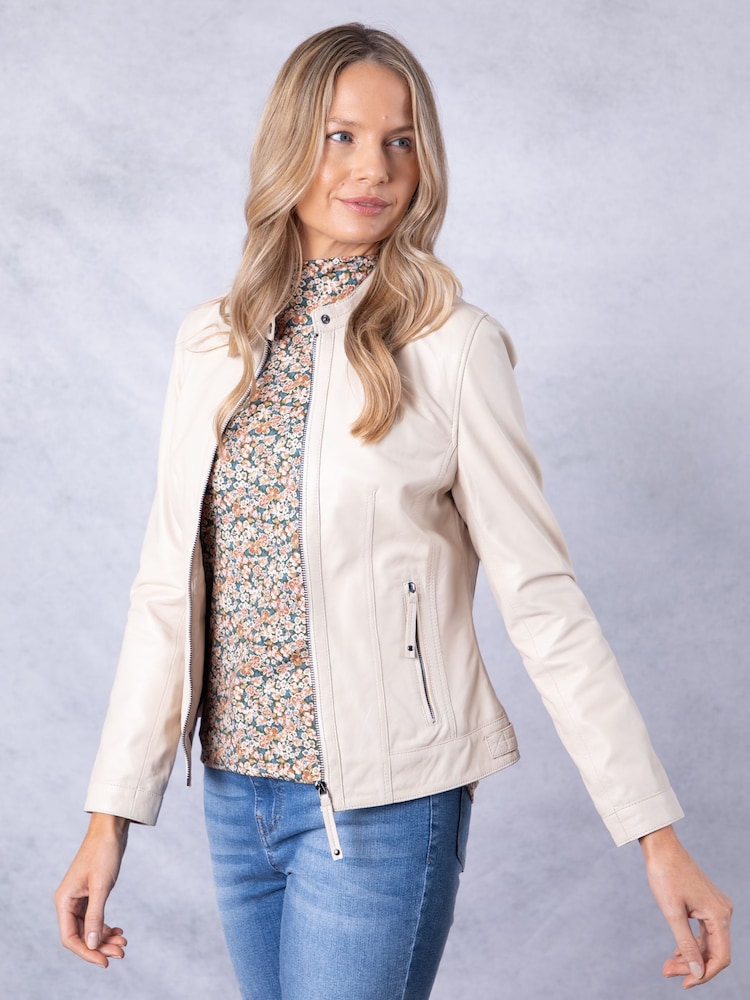 Lakeland Leather Parchment Threlkeld Jacket - Image 8 of 9