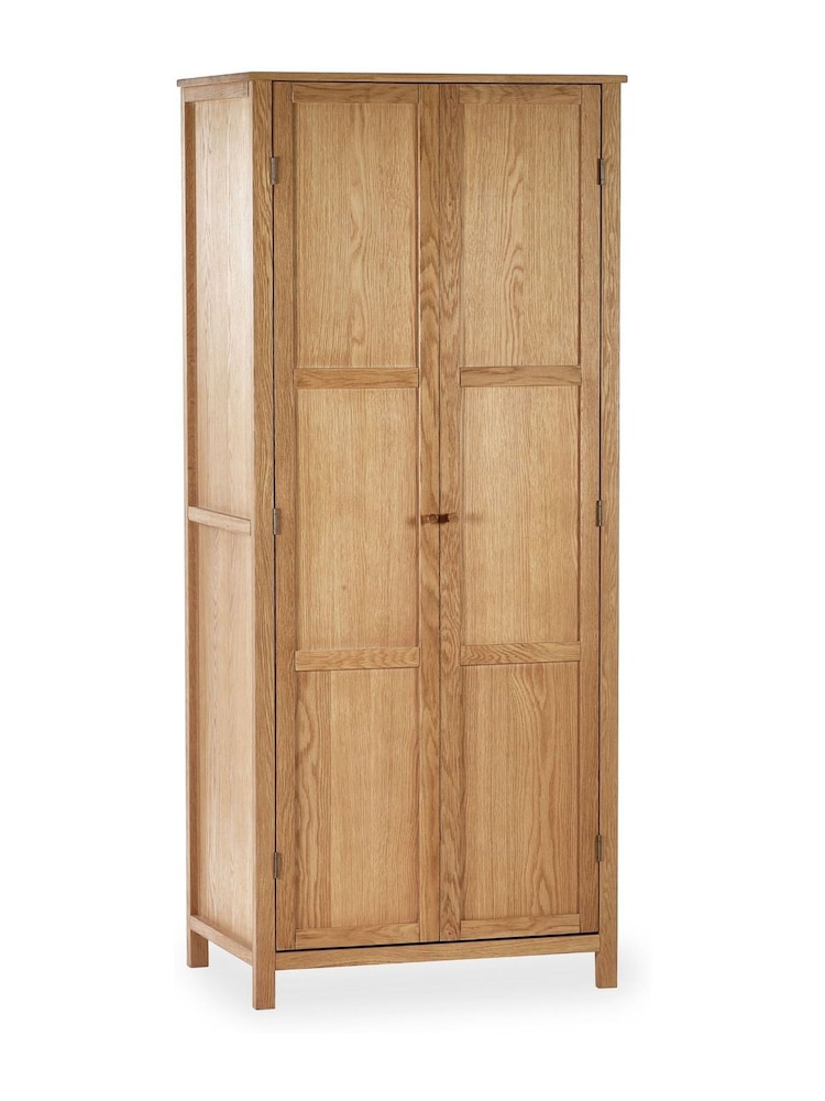Julian Bowen Oak Coxmoor Double Wardrobe - Image 2 of 10