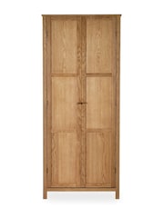 Julian Bowen Oak Coxmoor Double Wardrobe - Image 3 of 10