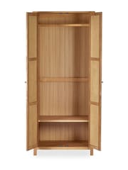Julian Bowen Oak Coxmoor Double Wardrobe - Image 4 of 10