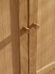 Julian Bowen Oak Coxmoor Double Wardrobe - Image 5 of 10