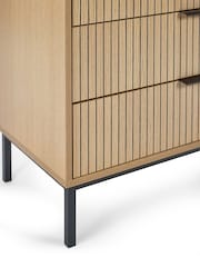 Julian Bowen Beige Sia Drawer 5 Drawer Chest - Image 6 of 8