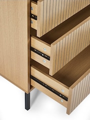 Julian Bowen Beige Sia Drawer 5 Drawer Chest - Image 7 of 8