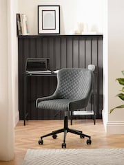 Julian Bowen Grey Luxe Office Chair - Image 1 of 13