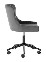 Julian Bowen Grey Luxe Office Chair - Image 4 of 13