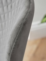 Julian Bowen Grey Luxe Office Chair - Image 9 of 13