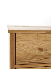 Julian Bowen Oak Coxmoor Drawer 3 Drawer Chest - Image 5 of 10