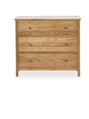 Julian Bowen Oak Coxmoor Drawer 3 Drawer Chest - Image 9 of 10