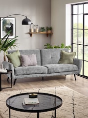 Julian Bowen Grey Monza Sofa Bed - Image 1 of 7