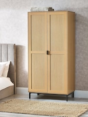 Julian Bowen Beige Sia Double Wardrobe - Image 1 of 9