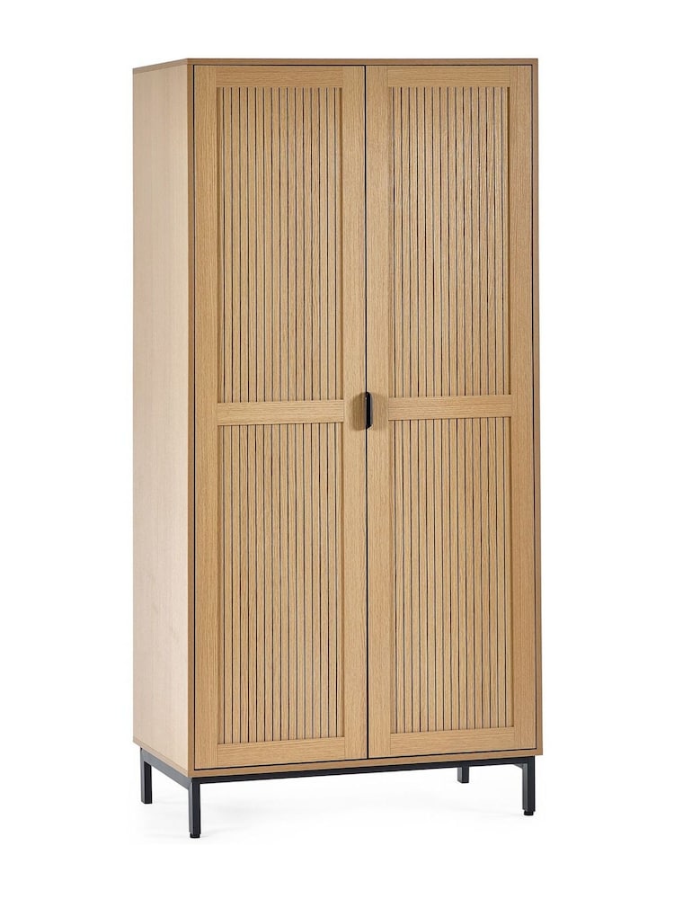 Julian Bowen Beige Sia Double Wardrobe - Image 2 of 9