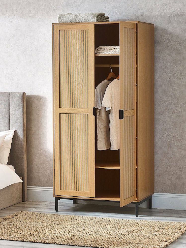Julian Bowen Beige Sia Double Wardrobe - Image 9 of 9