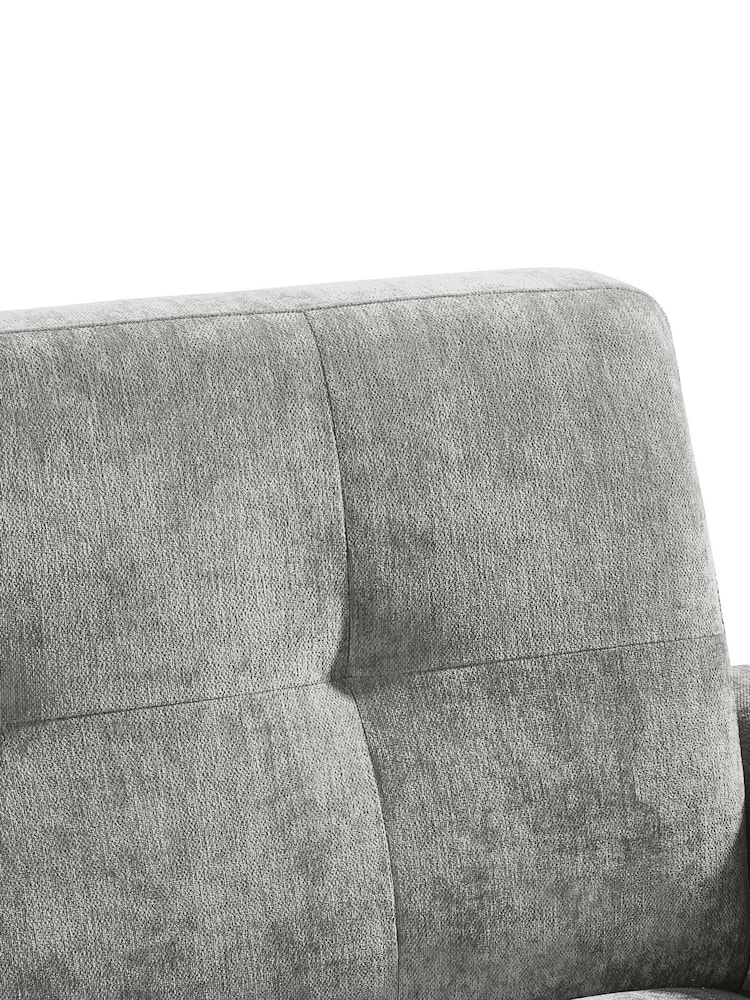 Julian Bowen Grey Monza 3 Seater Sofa - Image 10 of 10