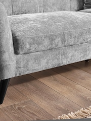 Julian Bowen Grey Monza 3 Seater Sofa - Image 4 of 10