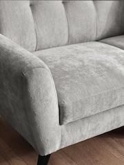 Julian Bowen Grey Monza 3 Seater Sofa - Image 6 of 10