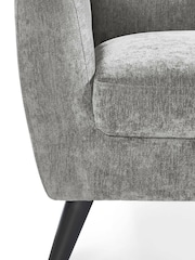 Julian Bowen Grey Monza 3 Seater Sofa - Image 8 of 10