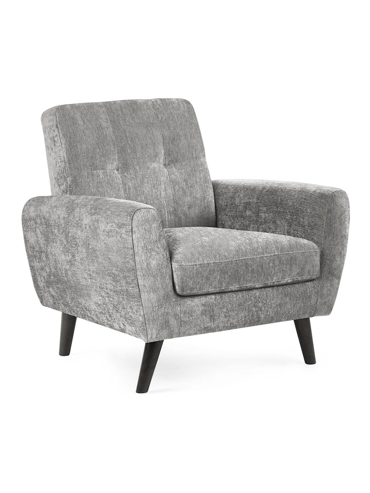 Julian Bowen Grey Monza Chair - Image 2 of 8