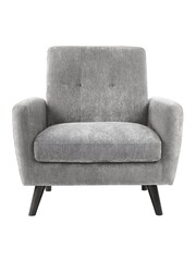 Julian Bowen Grey Monza Chair - Image 3 of 8