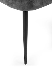 Julian Bowen Set of 2 Onyx Ella Dining Chairs - Image 6 of 6