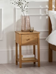 Julian Bowen Oak Coxmoor 1 Drawer - Image 1 of 10