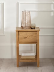 Julian Bowen Oak Coxmoor 1 Drawer - Image 10 of 10