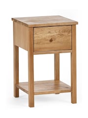 Julian Bowen Oak Coxmoor 1 Drawer - Image 2 of 10