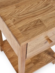 Julian Bowen Oak Coxmoor 1 Drawer - Image 8 of 10