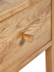 Julian Bowen Oak Coxmoor 1 Drawer - Image 9 of 10