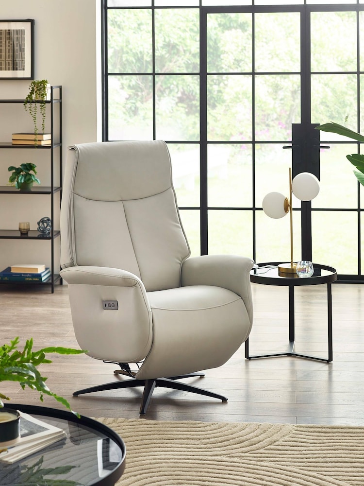 Julian Bowen Grey Sofia Dual Recliner - Image 1 of 9