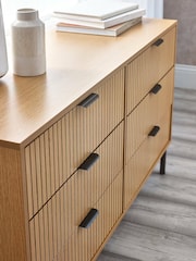 Julian Bowen Beige Sia Drawer 6 Drawer Chest - Image 5 of 8