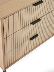 Julian Bowen Beige Sia Drawer 6 Drawer Chest - Image 7 of 8