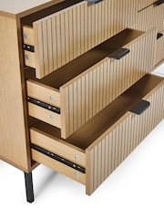 Julian Bowen Beige Sia Drawer 6 Drawer Chest - Image 8 of 8