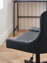 Julian Bowen Black Luxe Office Chair - Image 10 of 13