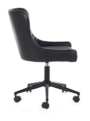 Julian Bowen Black Luxe Office Chair - Image 3 of 13