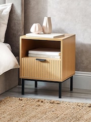 Julian Bowen Beige Sia Side Table - Image 1 of 9