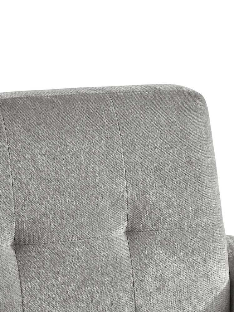 Julian Bowen Grey Monza 2 Seater Sofa - Image 10 of 10
