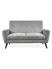 Julian Bowen Grey Monza 2 Seater Sofa - Image 3 of 10