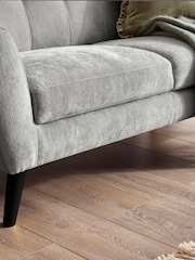 Julian Bowen Grey Monza 2 Seater Sofa - Image 4 of 10