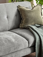 Julian Bowen Grey Monza 2 Seater Sofa - Image 7 of 10