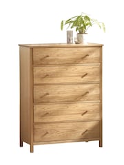 Julian Bowen Natural Coxmoor 5 Drawer Chest - Image 7 of 8
