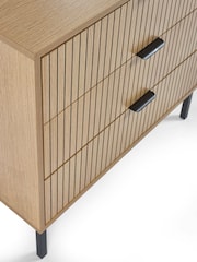 Julian Bowen Beige Sia Drawer 3 Drawer Chest - Image 8 of 9