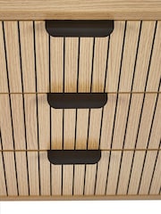 Julian Bowen Beige Sia Drawer 3 Drawer Chest - Image 9 of 9