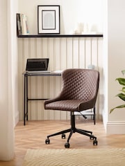Julian Bowen Brown Luxe Office Chair - Image 1 of 13