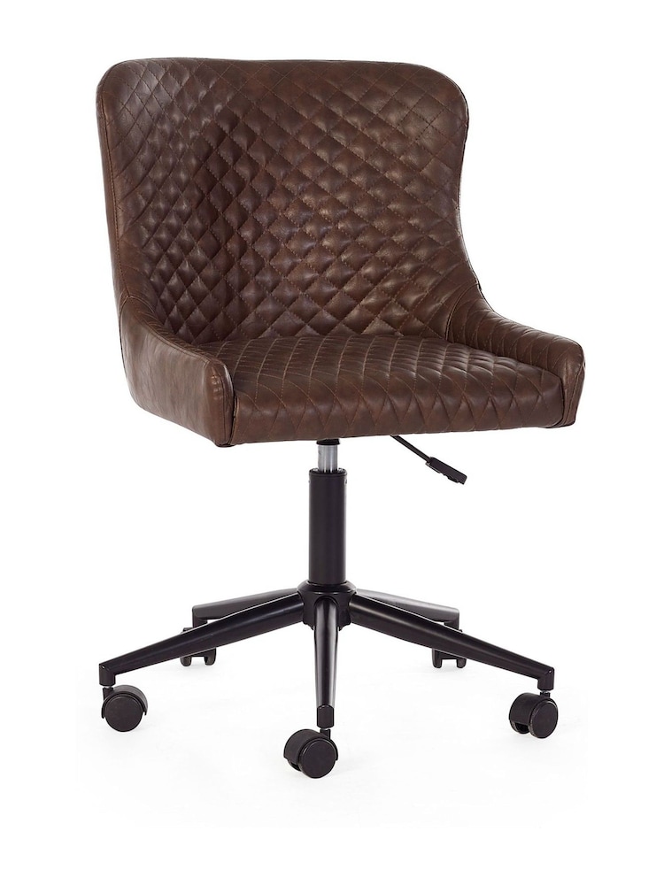 Julian Bowen Brown Luxe Office Chair - Image 2 of 13